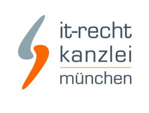 Kanzleiname im Logo der it-recht-kanzlei München